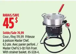 Canadian Tire Master Chef 6.5-Qt Fish Fryer offer