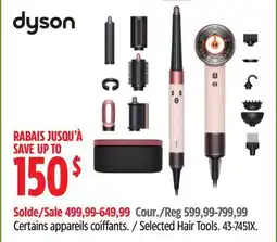 Canadian Tire Selected Hair Tools offer