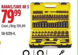 Canadian Tire Stanley 99 Pc. Black Chrome Socket Sets offer