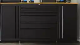 Canadian Tire 70˝ 6-Drawer/2-Door Workstation with Wood Top. 70 x 20 x 36˝ h offer