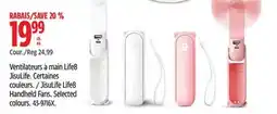Canadian Tire JisuLife Life8 Handheld Fans offer
