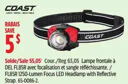 Canadian Tire FL85R 1250-Lumen Focus LED Headlamp with Reflective Strap offer