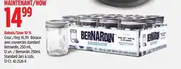 Canadian Tire Bernardin 250mL Standard Jars & Lids offer
