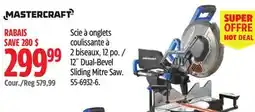 Canadian Tire 12˝ Dual-Bevel Sliding Mitre Saw offer