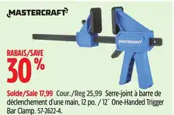 Canadian Tire 12˝ One-Handed Trigger Bar Clamp offer
