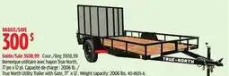Canadian Tire True North Utility Trailer with Gate offer