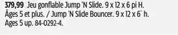 Canadian Tire Little Tikes Jump 'N Slide Bouncer offer