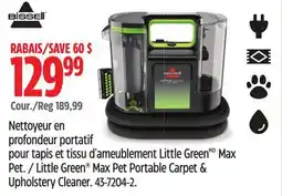 Canadian Tire Little Green Max Pet Portable Carpet & Upholstery Cleaner offer