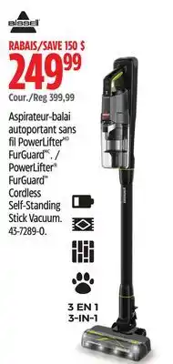 Canadian Tire PowerLifter FurGuard Cordless Self-Standing Stick Vacuum offer
