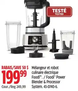 Canadian Tire Ninja Foodi Power Blender & Processor System offer