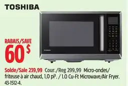 Canadian Tire Toshiba 1.0 Cu-Ft Microwave/Air Fryer offer