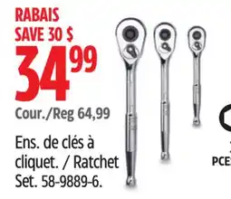 Canadian Tire Ratchet Set offer