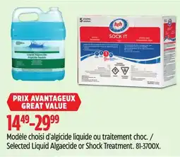 Canadian Tire Modèle choisi d'algicide liquide ou traitement choc offer