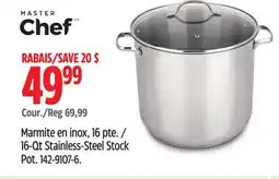 Canadian Tire Marmite en inox, 16 pte offer