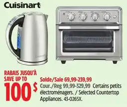 Canadian Tire Selected Countertop Appliances offer