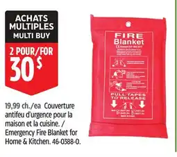 Canadian Tire Emergency Fire Blanket for Home & Kitchen offer
