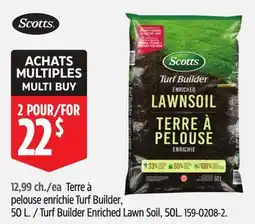Canadian Tire Scotts Turf Builder Enriched Lawn Soil, 50L offer