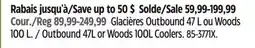 Canadian Tire Woods 100 L Coolers offer