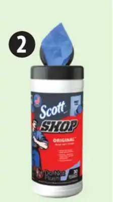Canadian Tire Scott Original All-Purpose Blue Wet Shop Towel offer