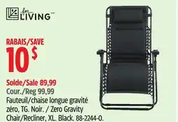 Canadian Tire Zero Gravity Chair/Recliner, XL offer