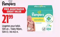 Canadian Tire Pampers Baby Wipes offer