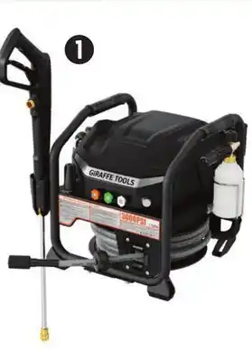 Canadian Tire Giraffe Tools Crossfalls Retractable Pressure Washer offer