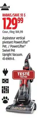 Canadian Tire Bissell PowerLifter Swivel Pet Upright Vacuum offer