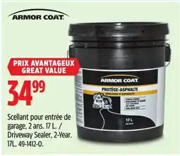 Canadian Tire Armor Coat Driveway Sealer, 2-Year offer