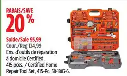 Canadian Tire Certified Home Repair Tool Set, 415-Pc offer