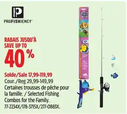 Canadian Tire Selected Fishing Combos for the Family offer