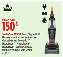Canadian Tire Bissell Revolution HydroSteam Upright Carpet & Upholstery Cleaner with Steam offer