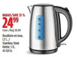 Canadian Tire Stainless-Steel Kettle, 1.7L offer