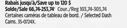 Canadian Tire Reload Selected Dash Cams offer