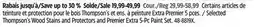 Canadian Tire Selected Thompson's Wood Stains and Protectors and Premier Extra 5-Pc Paint Set offer