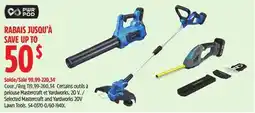 Canadian Tire Selected Mastercraft and Yardworks 20V Lawn Tools offer
