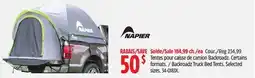 Canadian Tire Napier Backroadz Truck Bed Tents offer