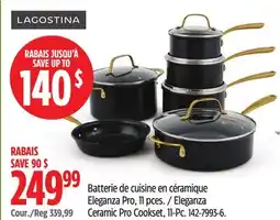 Canadian Tire Eleganza Ceramic Pro Cookset, 11-Pc offer