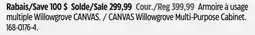 Canadian Tire CANVAS Willowgrove Multi-Purpose Cabinet offer