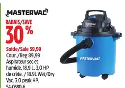 Canadian Tire 18.9L Wet/Dry Vac offer