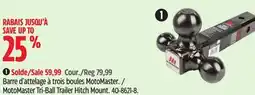 Canadian Tire MotoMaster Tri-Ball Trailer Hitch Mount offer