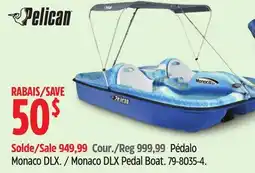 Canadian Tire Pelican Monaco DLX Pedal Boat offer