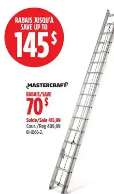 Canadian Tire MASTERCRAFT Solde offer