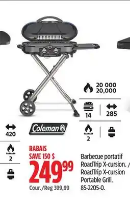 Canadian Tire RoadTrip X-cursion Portable Grill offer