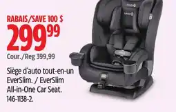 Canadian Tire EverSlim All-in-One Car Seat offer