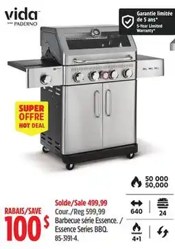 Canadian Tire Vida by Paderno Essence Series BBQ offer