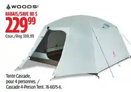 Canadian Tire Cascade 4-Person Tent offer