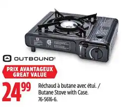 Canadian Tire Outbound Butane Stove with Case offer