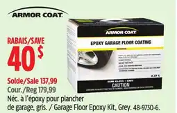 Canadian Tire Armor Coat Garage Floor Epoxy Kit, Grey offer