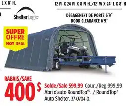 Canadian Tire RoundTop Auto Shelter offer