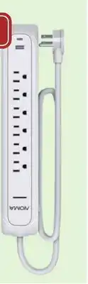 Canadian Tire NOMA 6-Outlet Power Bar with Dual USB offer